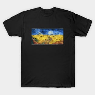 Wheatfield with crows T-Shirt